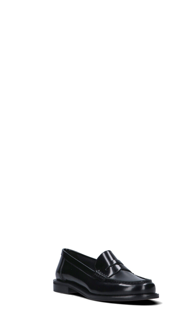 PHIL MELVIS Mocassino donna nero in pelle