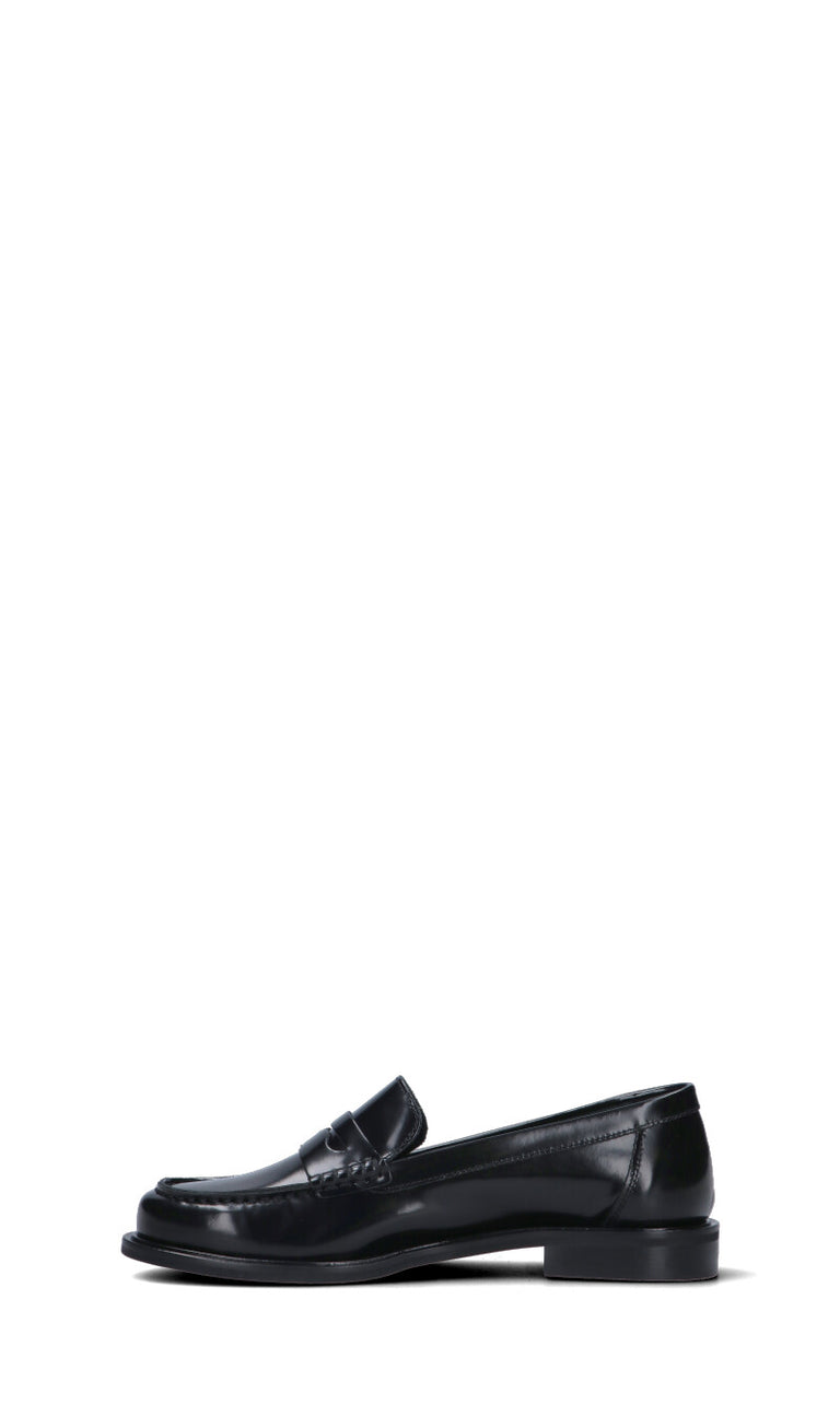 PHIL MELVIS Mocassino donna nero in pelle