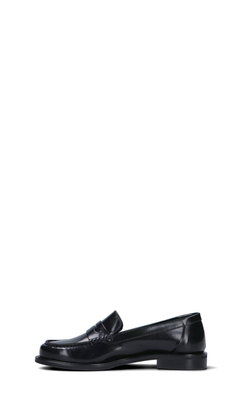 PHIL MELVIS Mocassino donna nero in pelle