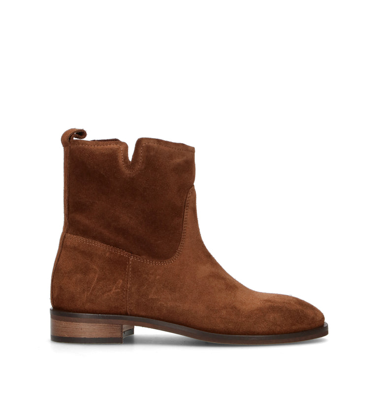 PHIL MELVIS Tronchetto donna marrone in suede