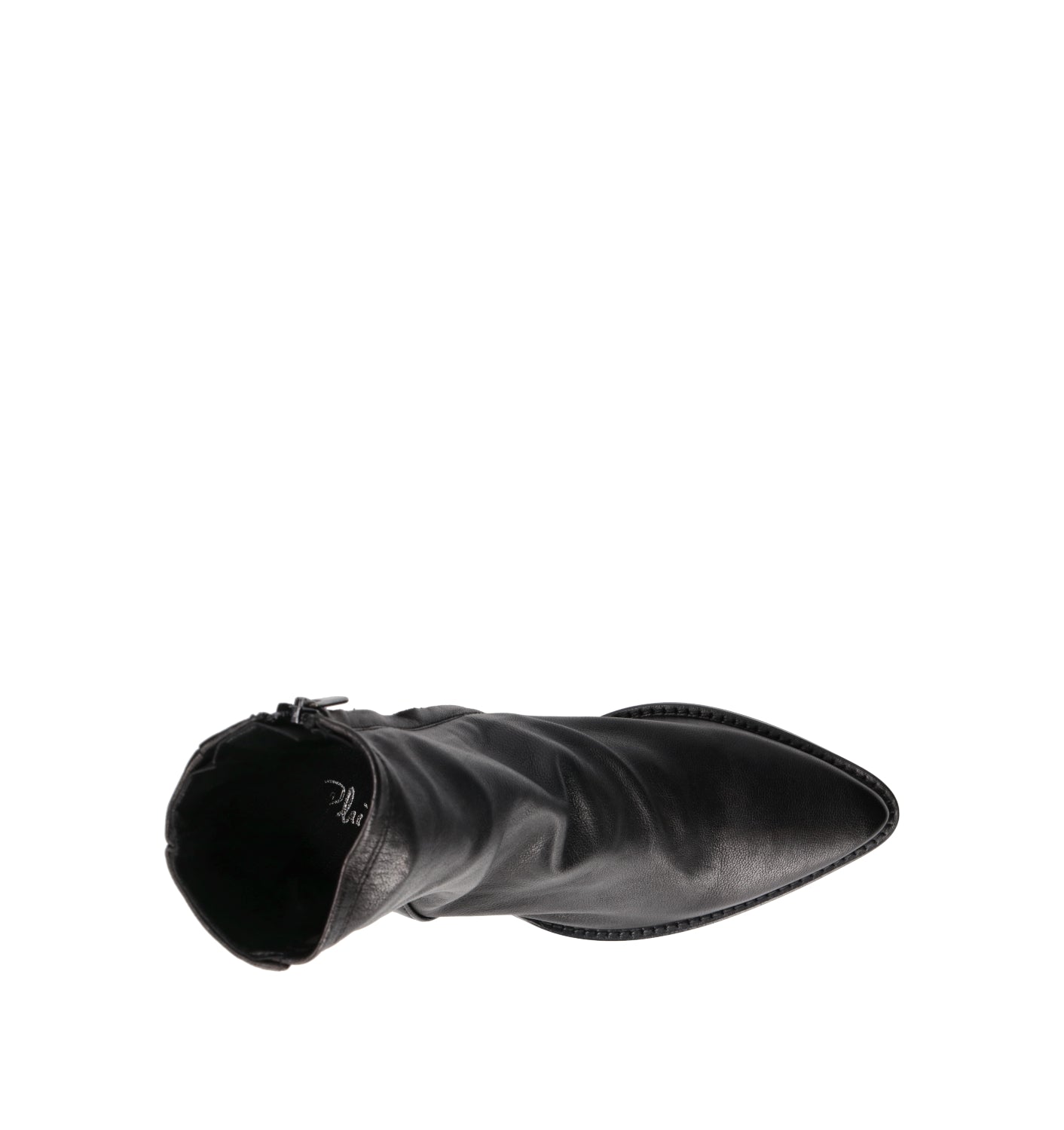 PHIL MELVIS Tronchetto donna nero in pelle