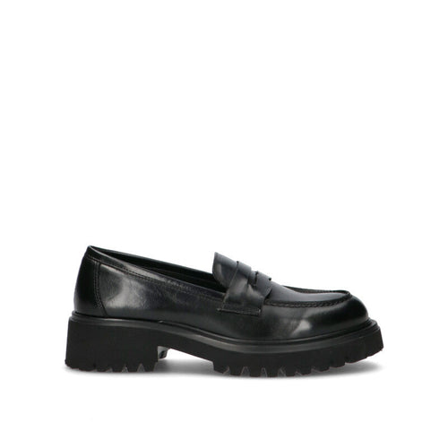 PHIL MELVIS Mocassino donna nero in pelle