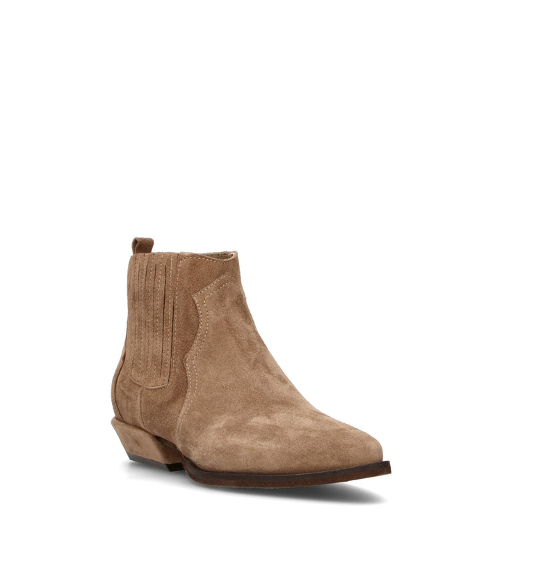 PHIL MELVIS Tronchetto donna taupe in suede