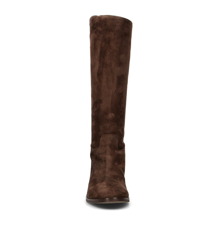 PHIL MELVIS Stivale donna testa di moro in suede