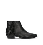 PHIL MELVIS Tronchetto donna nero in pelle