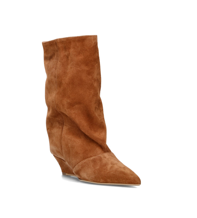 PHIL MELVIS Stivale donna cuoio in suede