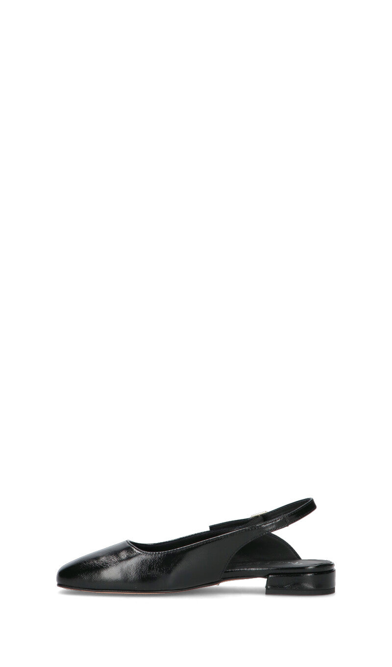 PHIL MELVIS Slingback donna nera in pelle