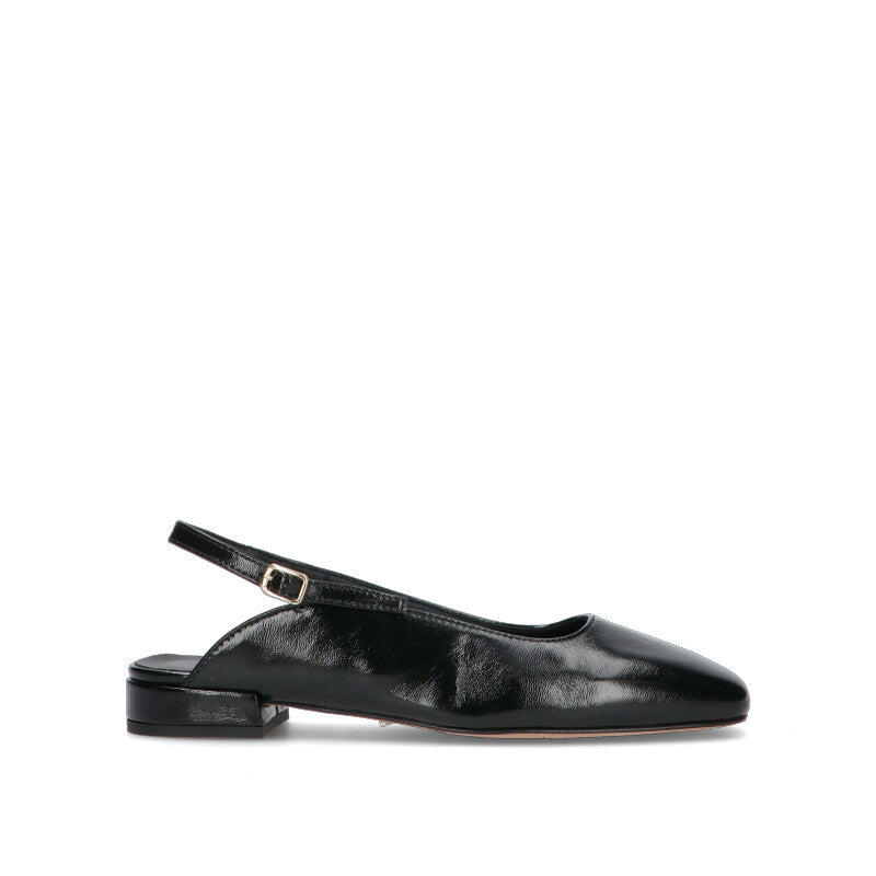 PHIL MELVIS Slingback donna nera in pelle