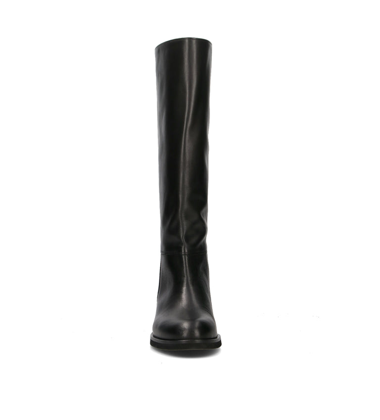 PHIL MELVIS Stivale donna nero in pelle