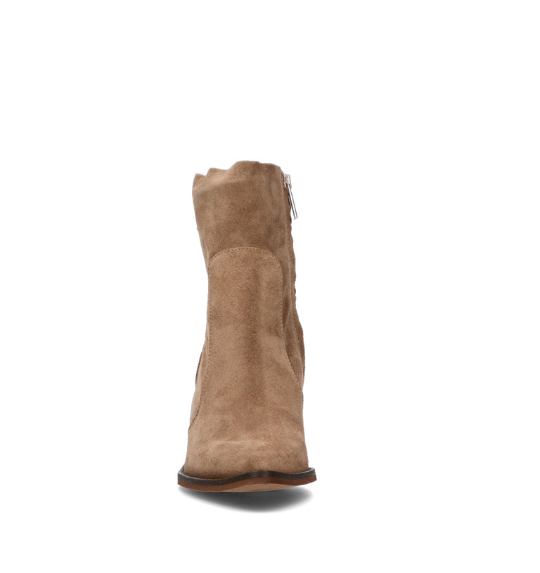 PHIL MELVIS Tronchetto donna taupe in suede