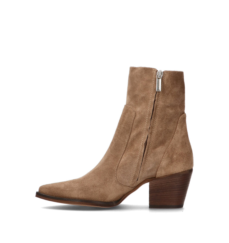 PHIL MELVIS Tronchetto donna taupe in suede