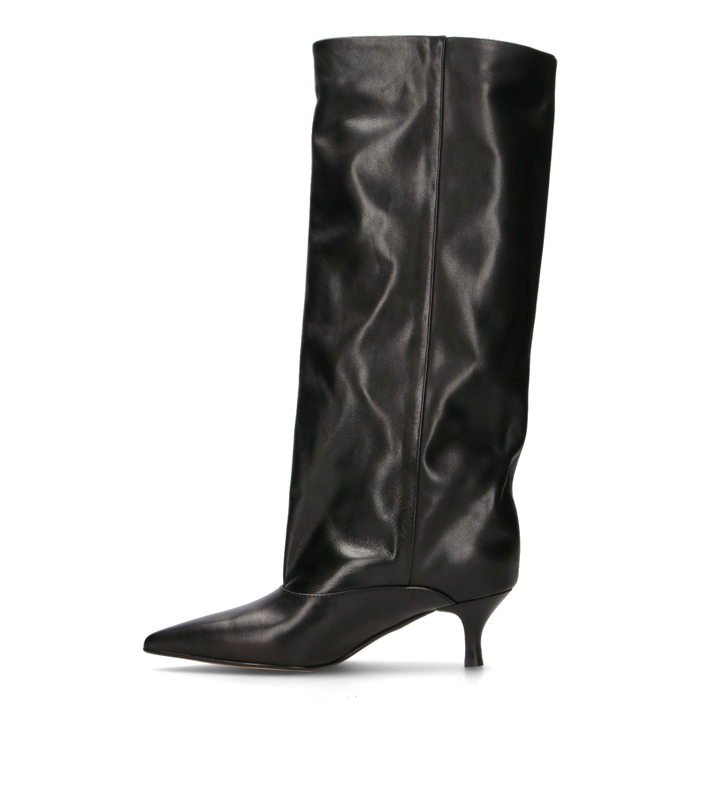 PHIL MELVIS Stivale donna nero in pelle