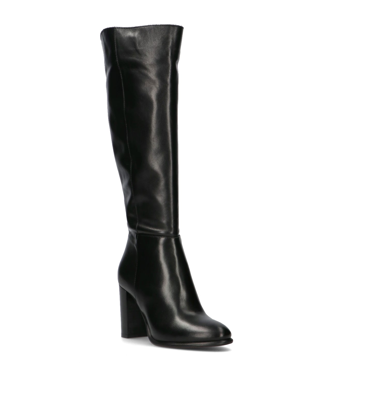 PHIL MELVIS Stivale donna nero in pelle