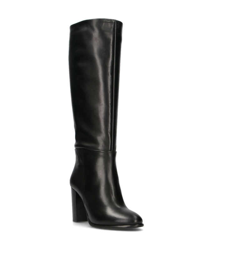 PHIL MELVIS Stivale donna nero in pelle