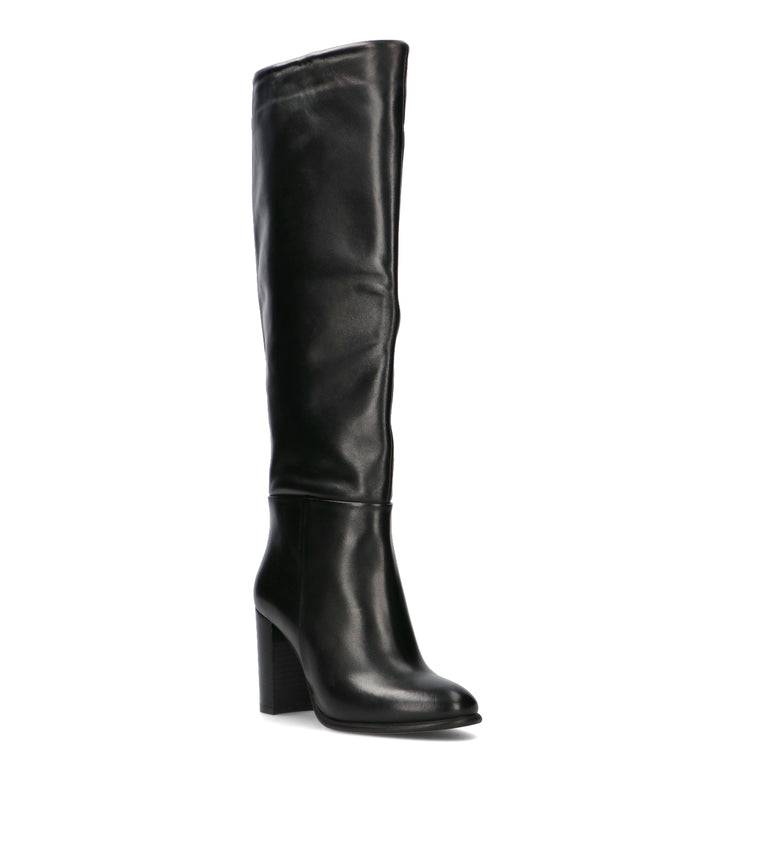 PHIL MELVIS Stivale donna nero in pelle