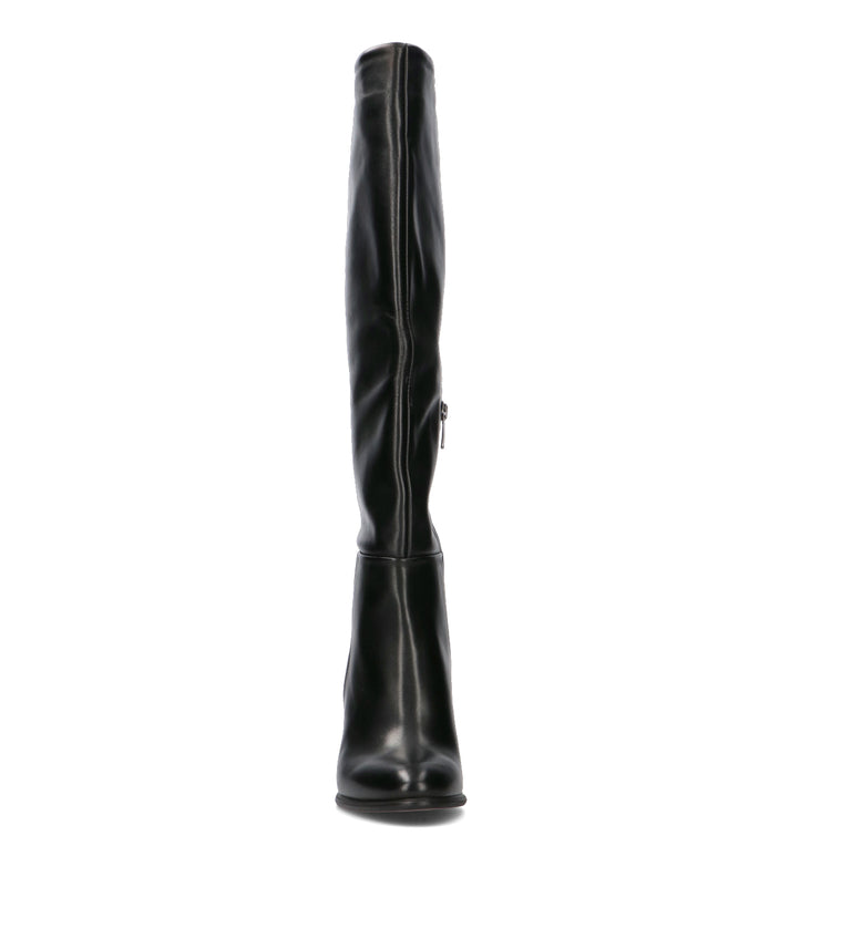 PHIL MELVIS Stivale donna nero in pelle