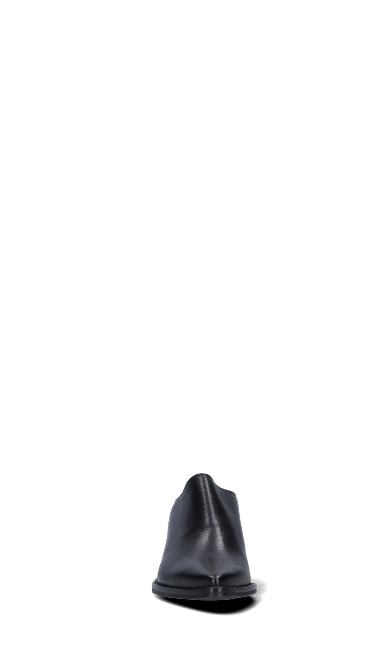 PHIL MELVIS Sabot donna nero in pelle