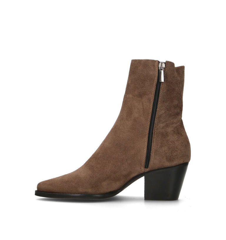 PHIL MELVIS Tronchetto donna taupe in suede