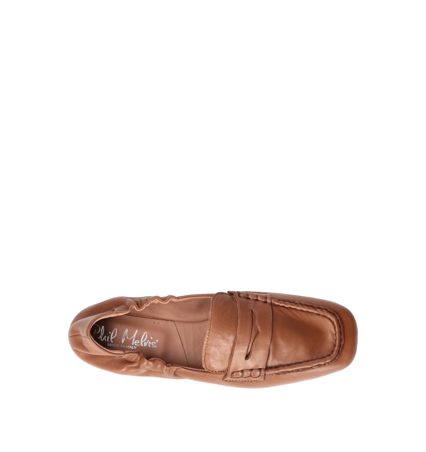 PHIL MELVIS Mocassino donna cuoio in pelle