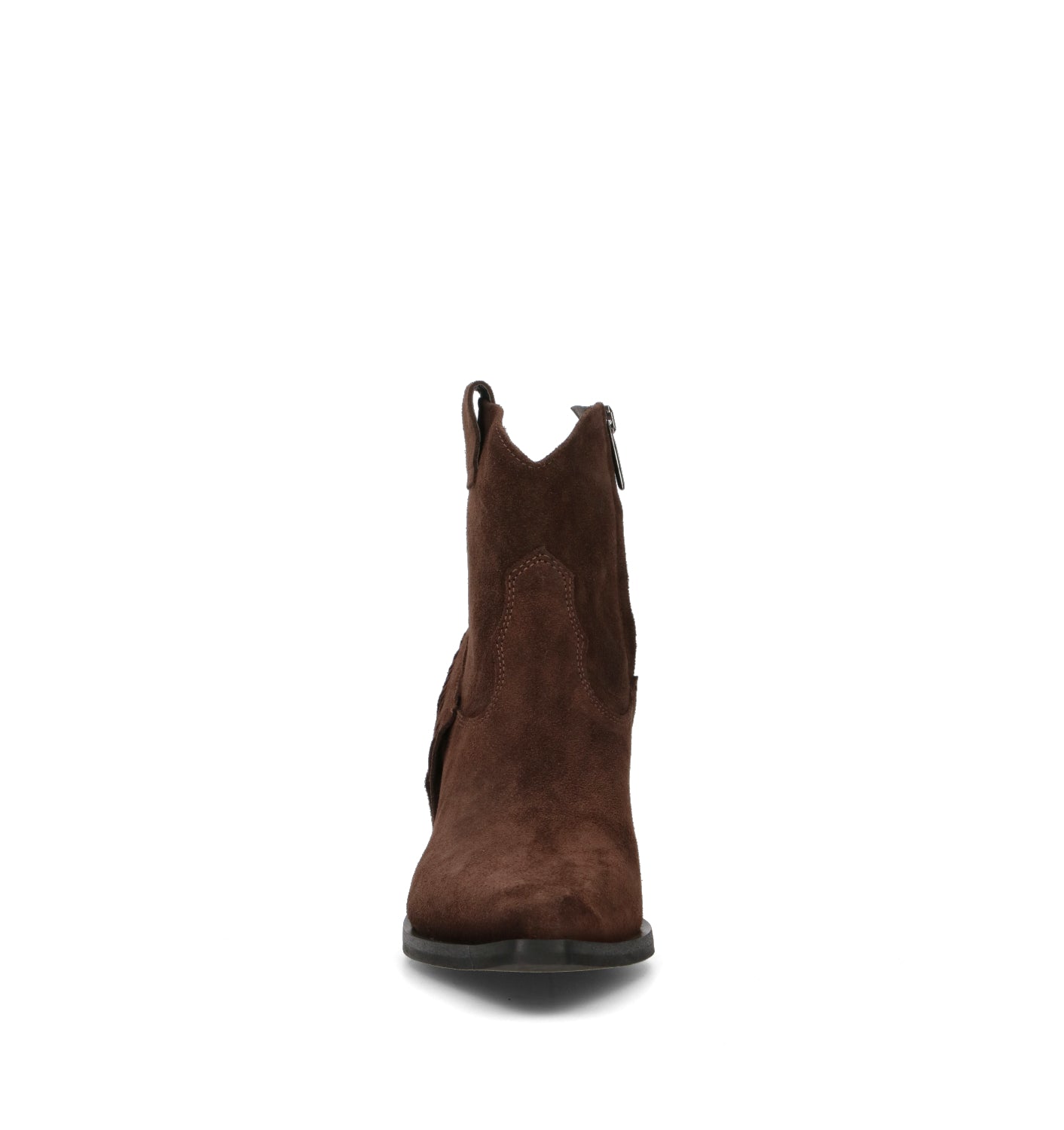 PHIL MELVIS Tronchetto donna testa di moro in suede con frange