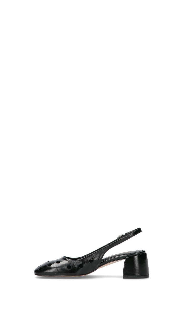 PHIL MELVIS Slingback donna nera in pelle