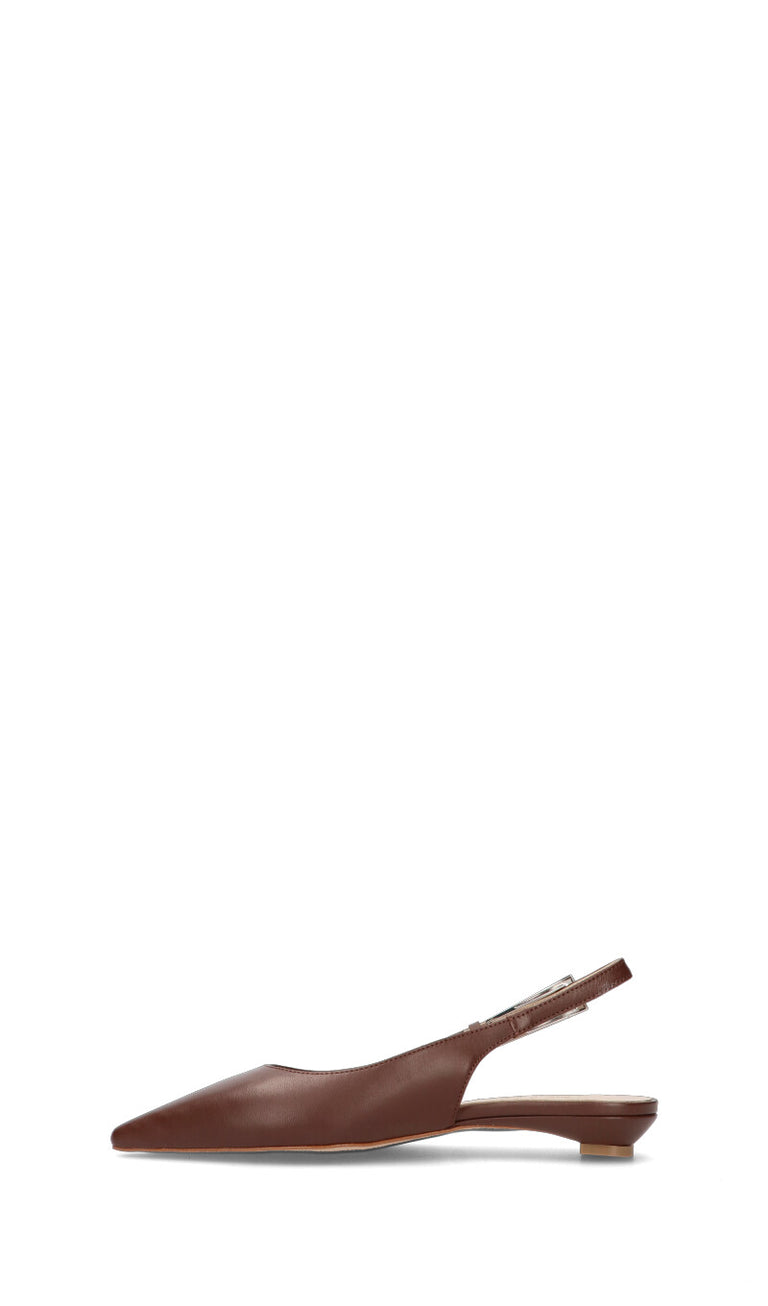 PHIL MELVIS Slingback donna cacao in pelle
