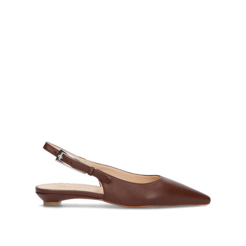 PHIL MELVIS Slingback donna cacao in pelle