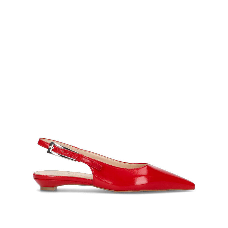 PHIL MELVIS Slingback donna rossa in pelle