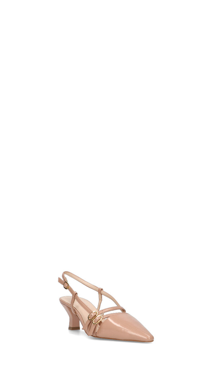 PHIL MELVIS Slingback donna nude in pelle