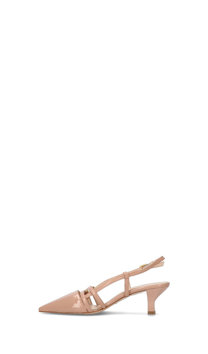 PHIL MELVIS Slingback donna nude in pelle