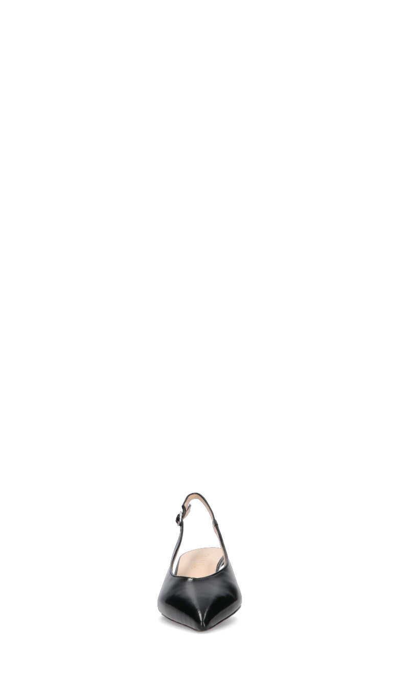 PHIL MELVIS Slingback donna nera in pelle