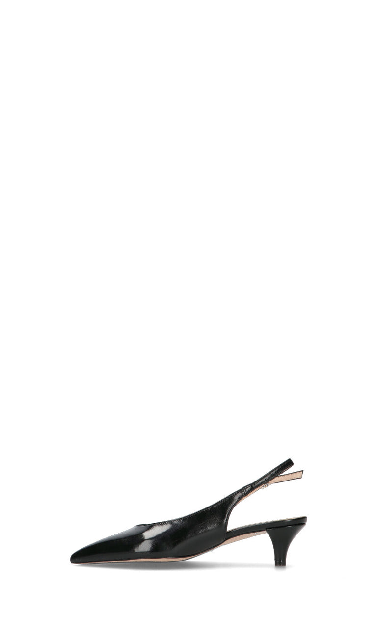 PHIL MELVIS Slingback donna nera in pelle