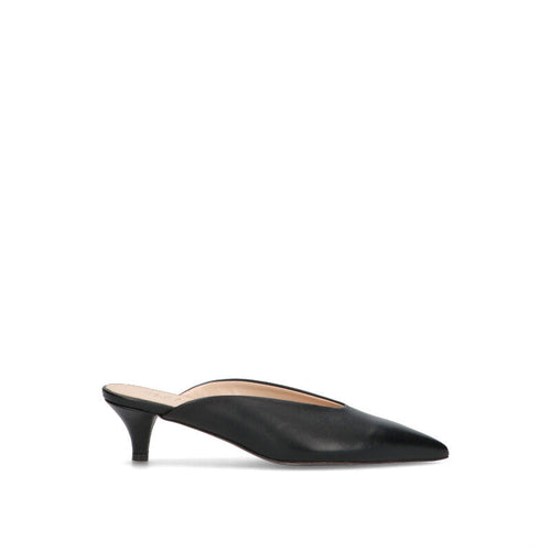 PHIL MELVIS Sabot donna nero in pelle