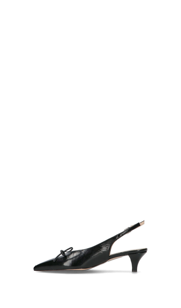 PHIL MELVIS Slingback donna nera in pelle