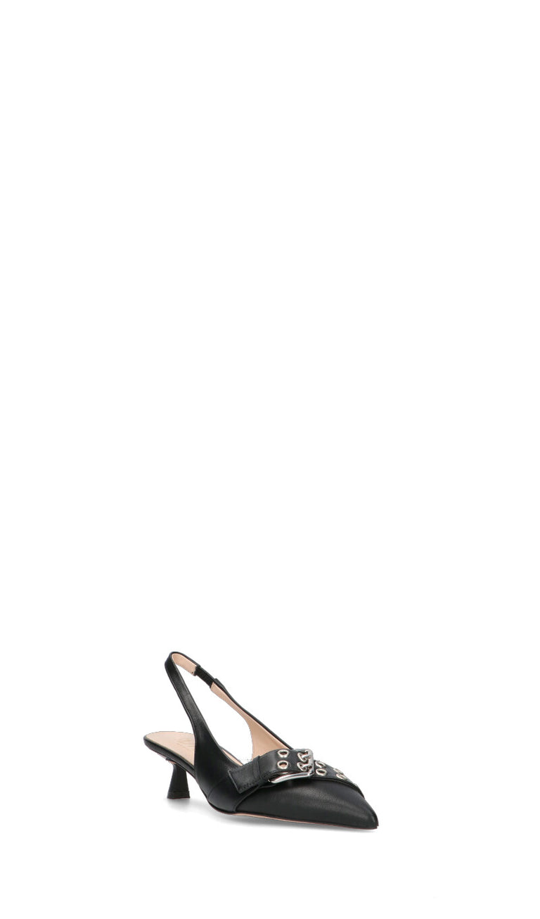PHIL MELVIS Slingback donna nera in pelle
