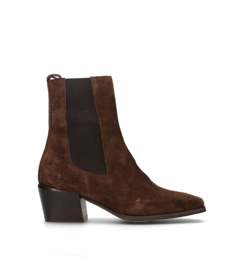 PHIL MELVIS Tronchetto donna testa di moro in suede