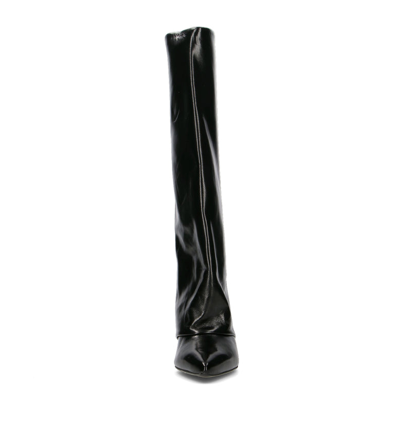 PHIL MELVIS Stivale donna nero in pelle