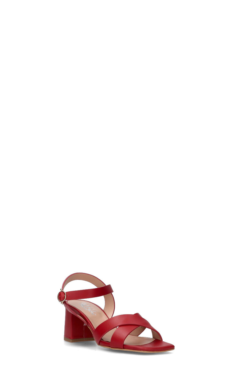 PHIL MELVIS Sandalo donna rosso in pelle