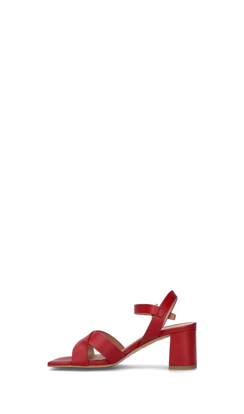 PHIL MELVIS Sandalo donna rosso in pelle