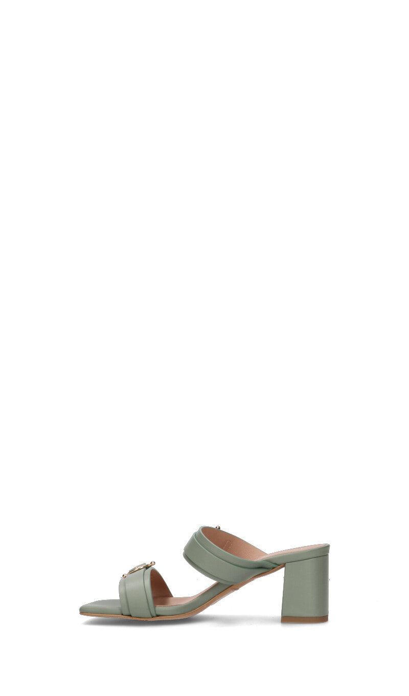 PHIL MELVIS Sandalo donna salvia in pelle