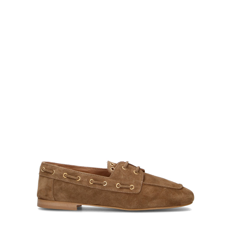 PHIL MELVIS Scarpa barca donna cuoio in suede