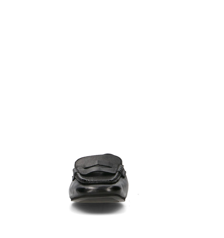 PHIL MELVIS Mocassino donna nero in pelle