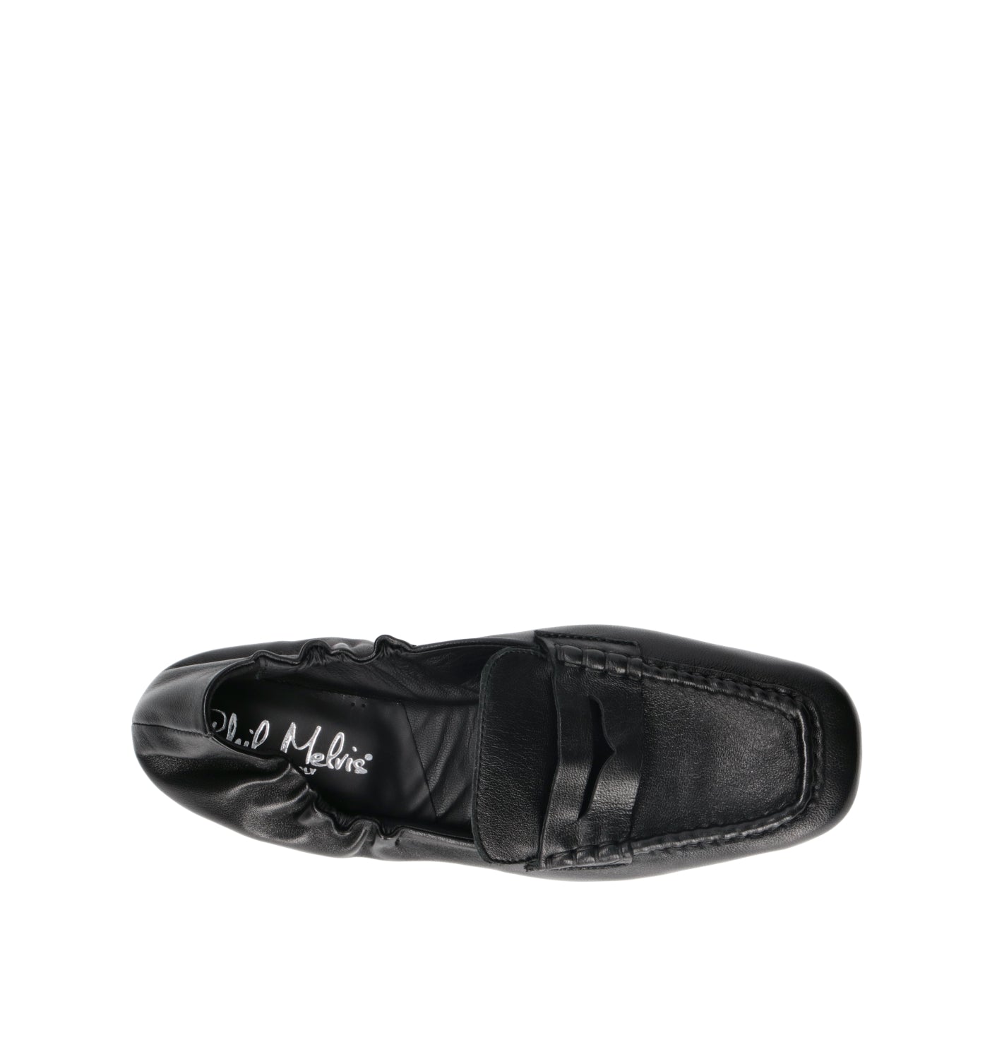 PHIL MELVIS Mocassino donna nero in pelle
