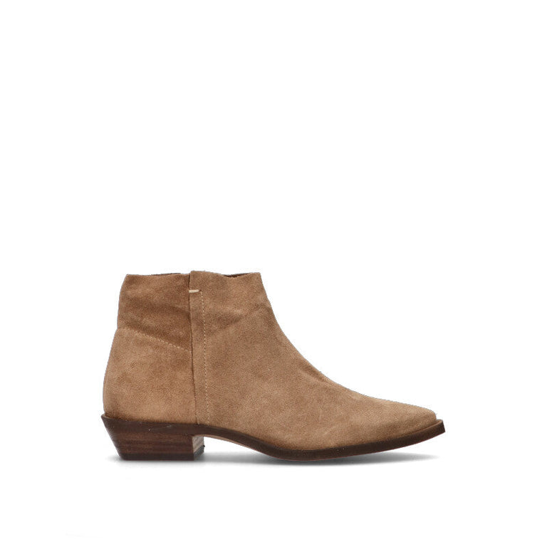 PHIL MELVIS Tronchetto donna cammello in suede