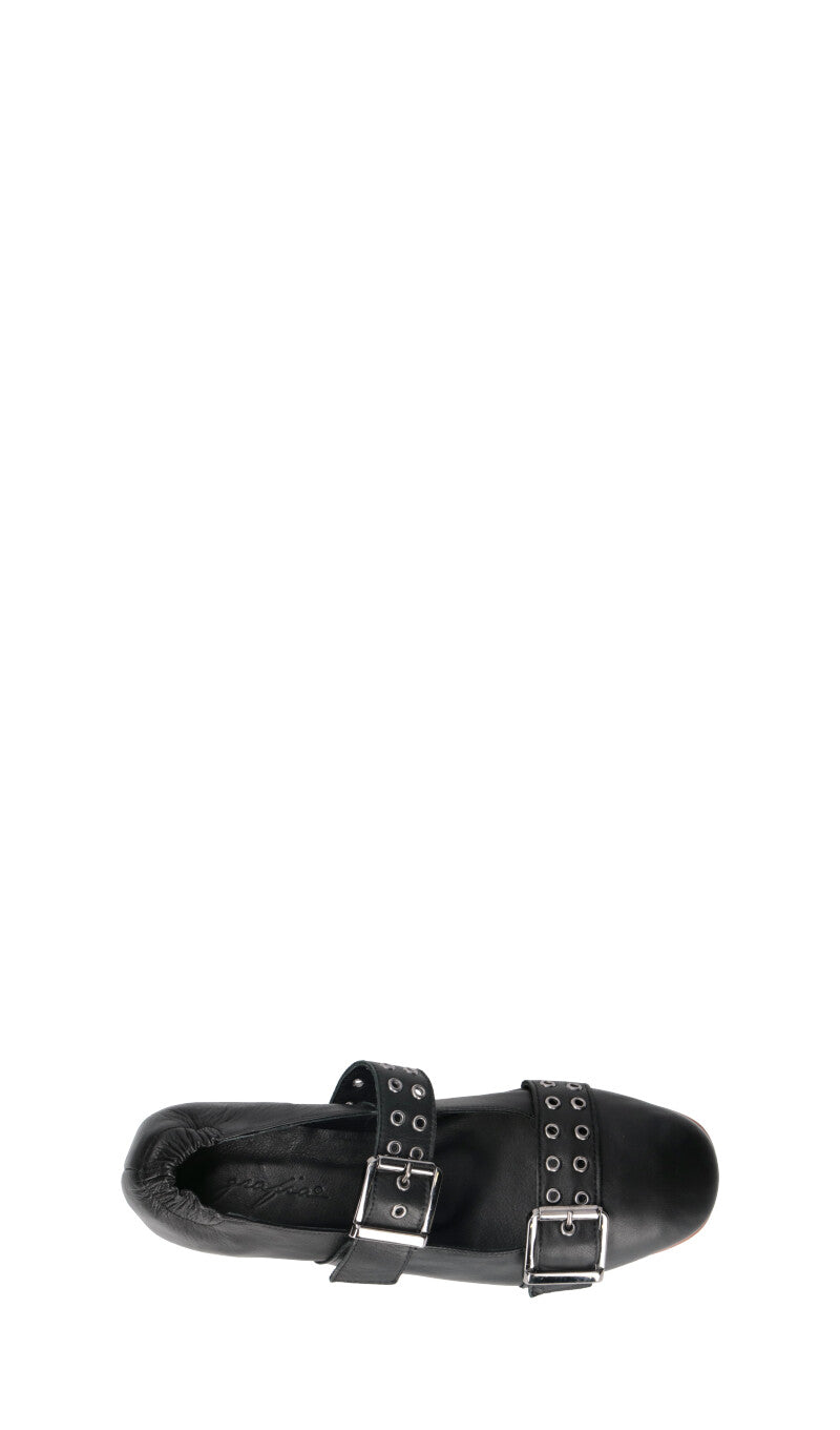 GRAFIA Ballerina donna nera in pelle