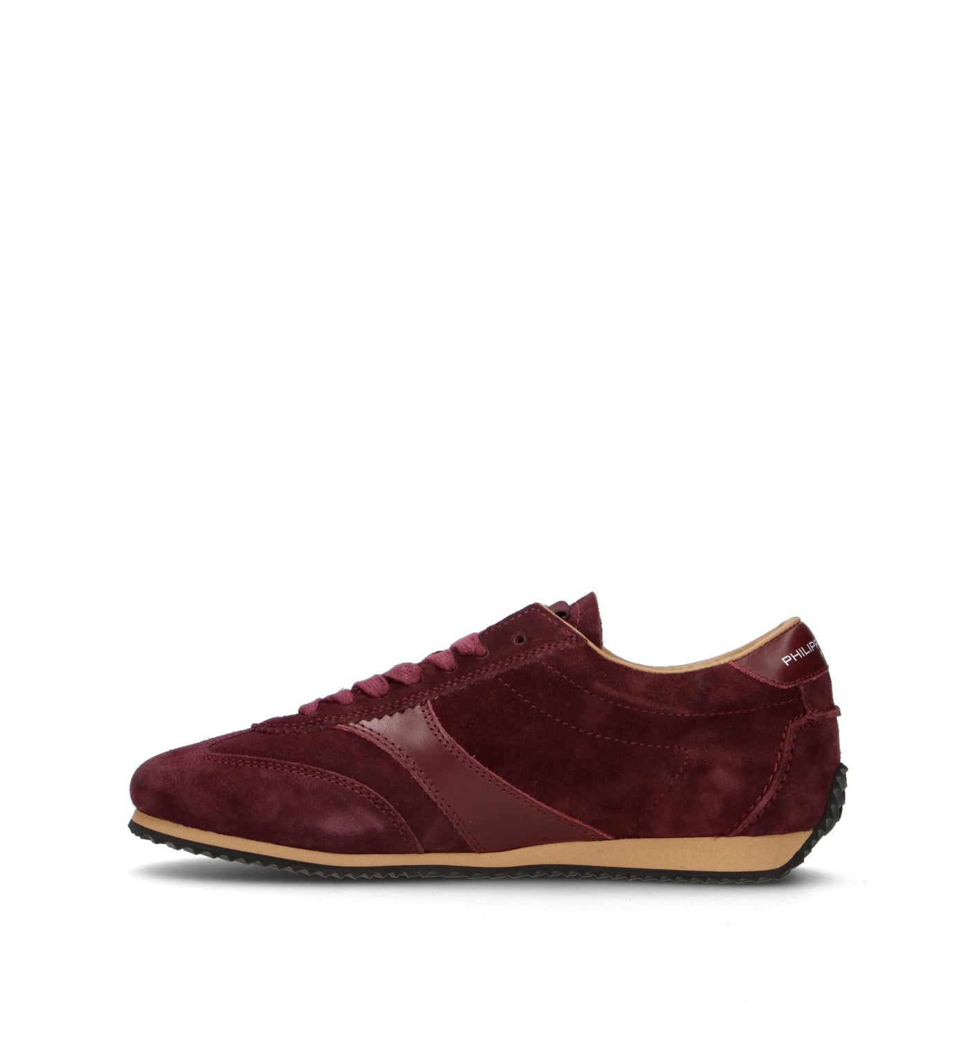 PHILIPPE MODEL Sneaker donna bordeaux in suede