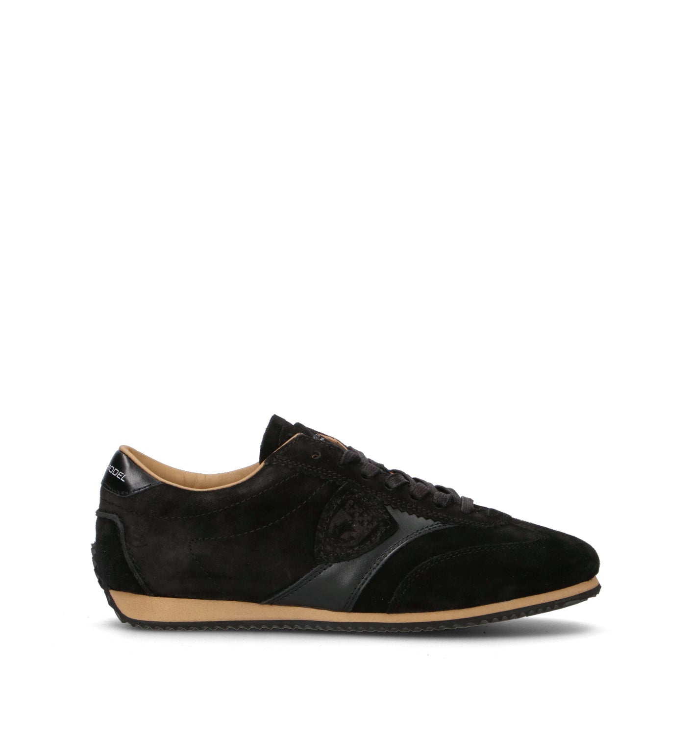 PHILIPPE MODEL Sneaker donna nera in suede