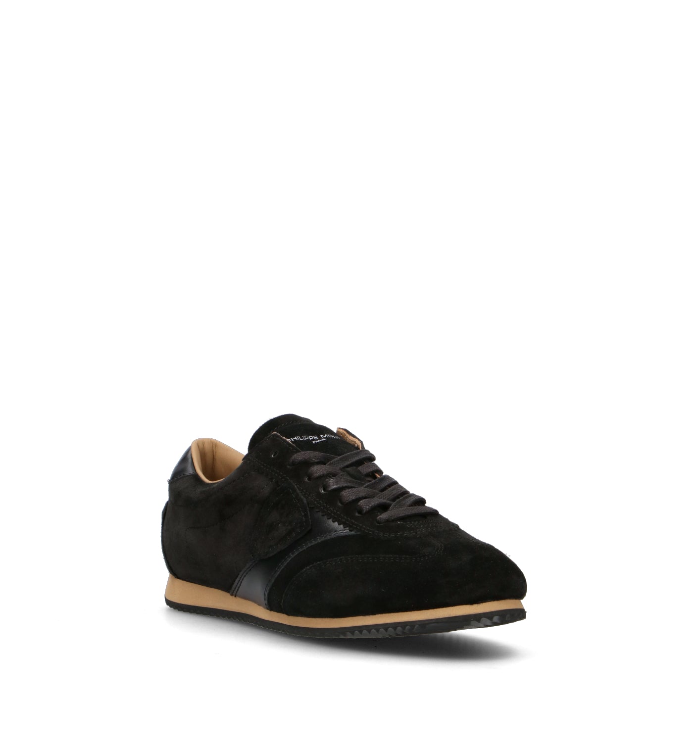 PHILIPPE MODEL Sneaker donna nera in suede