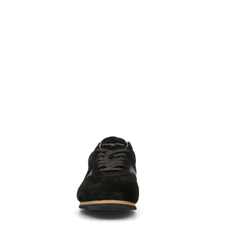 PHILIPPE MODEL Sneaker donna nera in suede