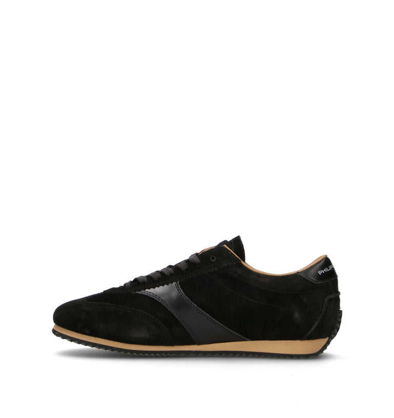 PHILIPPE MODEL Sneaker donna nera in suede